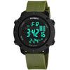 SYNOKE 9658 Student Outdoor Multi-Function Waterproof Large Dial Sports Electronic Watch(Military Green)