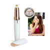 Multifunction Lipstick Eyebrow Trimmer Face Brows Hair Remover Electric Shaver Painless Eye Brow Epilator(White)