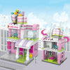 LELE BROTHER Children Assembling Mini City Street Scene Building Blocks, Style: 8613-4 Juice Car