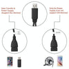 USB 2.0 Male to 2 Dual USB Female Jack Adapter Cable for Computer / Laptop, Length: About 30cm(Black)