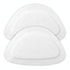 1pair Sneakers Martin Boots Anti-Abrasion Heel Stickers Heel Invisible Self-Adhesive Shoe Stickers, Color: White Thin