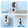 4MP HD Smart WiFi IP Camera, Indoor PTZ, Motion Detection, UK Plug, White