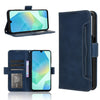 For Samsung Galaxy A16 5G Skin Feel Calf Texture Card Slots Leather Phone Case(Blue)