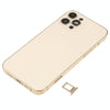 iPhone 12 Pro Gold Back Cover Assembly w/Side Keys & Wireless Charging