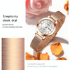 BINBOND B5907 Luminous Quartz Ladies Watch 30M Waterproof Calendar Steel Belt Watch(Black)