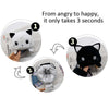 15cm Flipped Doll Double-Sided Expression Flipped Animal Cartoon Doll Plush Toy(Rainbow Kitten)