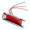 2 PCS 12/24V 8 LEDs Explosion Lightning Plating Edge Light Side Tail Light(Red)