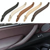 Car Left Side Inside Doors Handle Pull Trim Cover for BMW X5 / X6, Left Driving (Grey White)