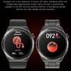 KT62 1.36 inch TFT Round Screen Smart Watch Supports Bluetooth Call/Blood Oxygen Monitoring, Strap:Steel Strap(Silver)