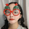 Christmas Weird Glasses Personalized Christmas Hair Clip, Color: Snowflake Christmas Tree
