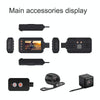 3-inch HD One-key Capture Dual-lens Motorcycle Waterproof Driving Recorder(Black)