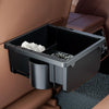 Car Seat Armrest Storage Box Adjustable Tissue Box(Black)