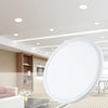 LED Round Ultra-thin Downlight Adjustable Recessed Panel Light, Power Source: 8W(Warm Light)