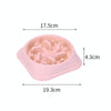 Slow Feeder Dog & Cat Bowl, Anti-Choke, Pink, Large