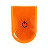 2 PCS Outdoor Night Running Safety Warning Light LED Illuminated Magnet Clip Light (Orange)