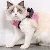 Pink Cat Harness & Lead, Large (33-38cm Chest) - Escape Proof