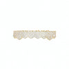 Hip-HopGold-Plated Micro-Inlaid Zircon 8 Gold Braces, Colour: Gold Lower Teeth