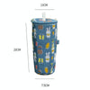 Portable Milk Tea Tote Bag Heat Preservation Eco-friendly Handbag Carrying Insulated Cup Cover, Style: Lemon