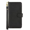 For Nokia XR20 Litchi Texture Zipper Leather Phone Case(Black)