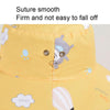 1015 Summer Children Sun Hat Outdoor Sun Protection Bucket Hat With Shawl(Yellow)