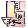 For Samsung Galaxy A26 5G Sliding Camshield Holder Phone Case(Rose Gold)