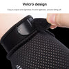 HSLEJP Outdoor Sports Breathable Touch Screen Antiskid Cycling Full Finger Gloves, Size: M(Black+Orange)