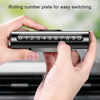Car Metal Roller Creative Temporary Parking Card Parking Number Card (Black)