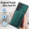 For Samsung Galaxy S25 Ultra 5G Retro Leather Card Bag Magnetic Phone Case(Green)