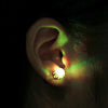 1 Pair Fashion LED Earrings Glowing Light Up Diamond Earring Stud(Colour)