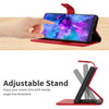 For Samsung Galaxy F06 5G / M06 5G Rhombic Grid Texture Leather Phone Case(Red)