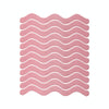 24pcs /Bag Wavy Shaped Safety Bathtub Non-Slip Sticker, Specification:  1.3 x 18cm(Pink)