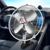 Car Powerful Fixing Clip Cooling High Wind Power Electric Fan, Specification: 10 inch Metal 24V