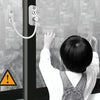 Children High-rise Anti-fall Safety Lock Window Push Limiter, Color: Black (Special Thick)