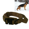 Heavy Duty Nylon Dog Collar, Large (Khaki), 45-55cm