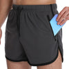 XL Three Pants Men Gym Shorts Quick Dry Swimming Trunks(Deep Gray)