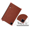 For iPad Pro 9.7 / 9.7 2018 / 2017 TPU Leather Back Tablet Case with Wristband(Brown)