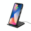 R2 10W Vertical Mobile Phone Wireless Charger Smart Fast Charge Charging Stand Desktop Stand(Black)