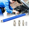 Multifunctional Ratcheting Extension Wrench Household Car Maintenance Tools(Orange)