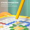 Crab Magnetic Drawing Board Children Educational Toy Gift, Specification: 116 Beads Cyan