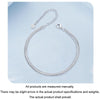 S925 Sterling Silver Platinum-plated Women Three-layer Thin Bracelet(BSB164)