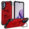 For Samsung Galaxy A16 5G Lens Holder MagSafe Phone Case(Red)
