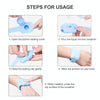 TA-4 10ml Portable Outdoor Silicone Alcohol Liquid Soap Handwashing Fluid Sunscreen Cream Split Bracelet Watch Wristband Sub-packing Box(Pink)