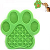 Silicone Licking Mat for Dogs - Green - Slow Feeder - Suction Cup