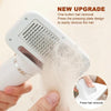 Pet Electric Comb Dryer Brush for Cats & Dogs - White (US Plug)