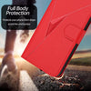 For Samsung Galaxy A36 5G Triangle Pattern Buckle Clasp Leather Phone Case(Red)