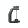 PULUZ Heavy Duty C Clamp Camera Clamp Mount with 1/4 inch Screw for GoPro, Insta360, DJI and Other Action Cameras(Black)