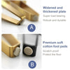 LH-GB0001 Thickened Load-Bearing Sofa TV Cabinet Support Legs, Height: 18cm(Brushed Copper)