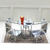 3 PCS 1:12 Doll House Miniature Iron Chair Model