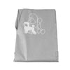 Waterproof Pet Grooming Apron, Silver, L (95cm) - Half Sleeve