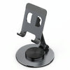 019 360 Degree Rotation Aluminum Alloy Desktop Phone Tablet Holder(Black)